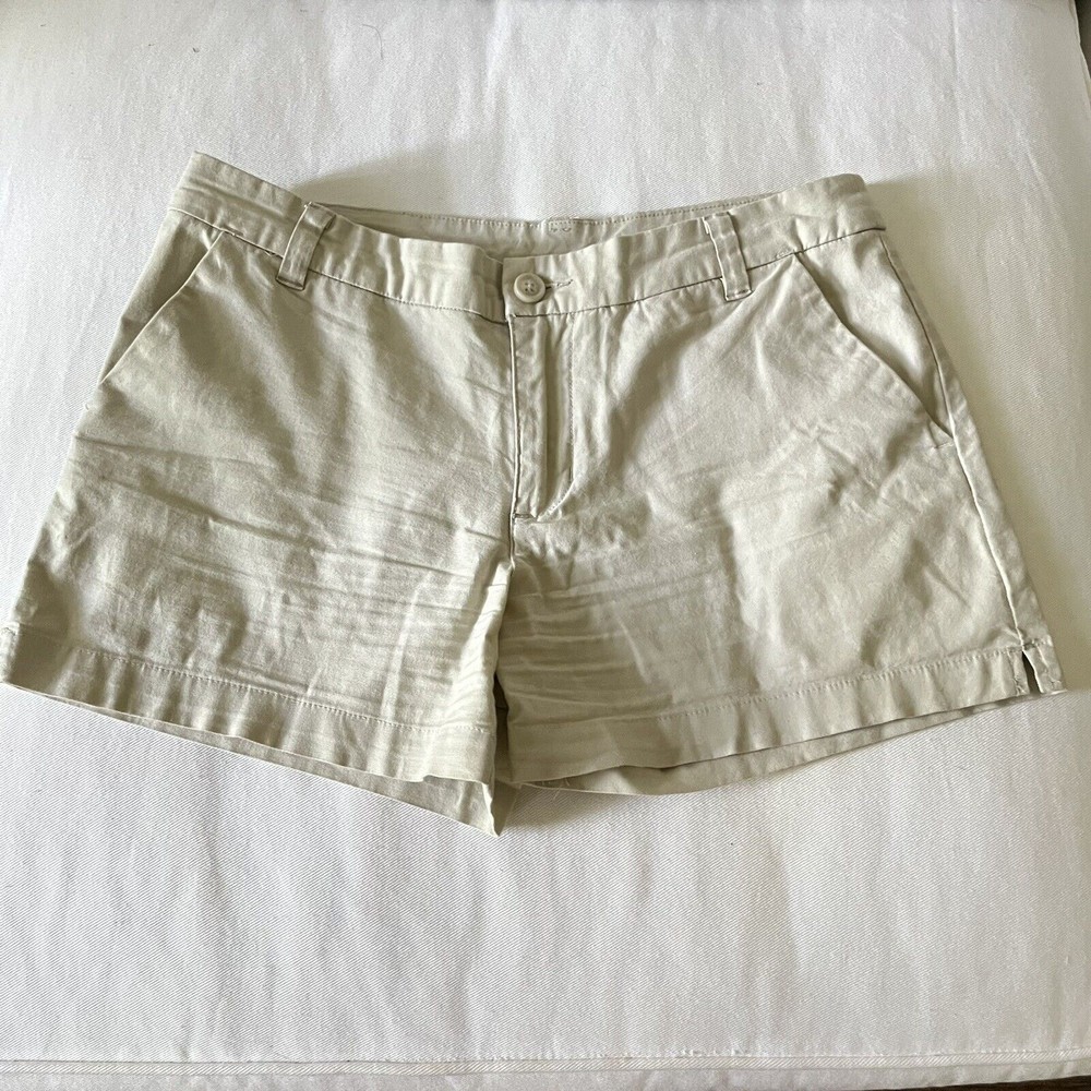 Patagonia Chino Shorts Mid Rise Stretch Pockets Pull On Khaki